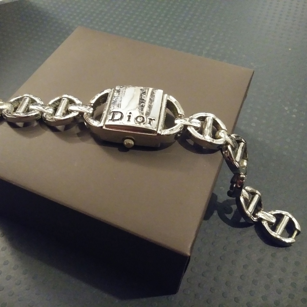 Dior chain link watch